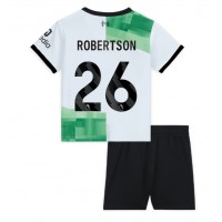 Echipament fotbal Liverpool Andrew Robertson #26 Tricou Deplasare 2023-24 pentru copii maneca scurta (+ Pantaloni scurti)